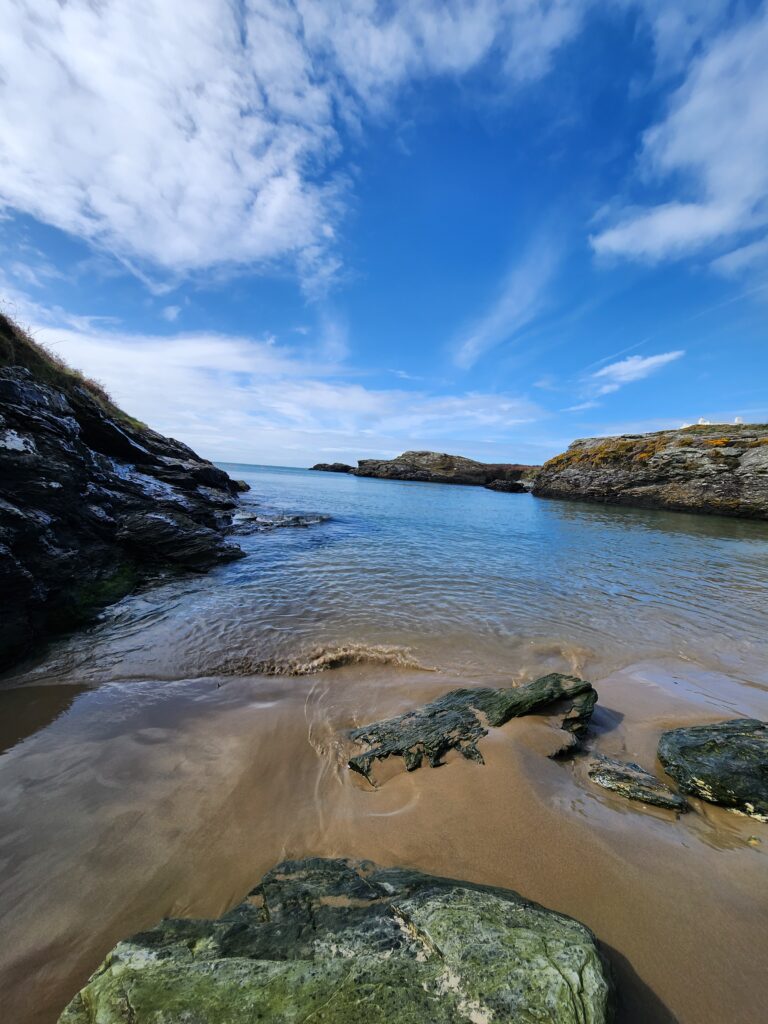 Trearddur Bay slipway.